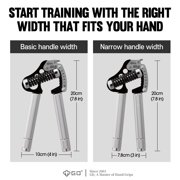 GD IRON GRIP EXT 90 Hand Grip Exerciser Strengthener Premium Adjustable Hand Gripper (55 to 198 lbs (25~90kg)) Grip Strength Trainer Wrist Strengtheners