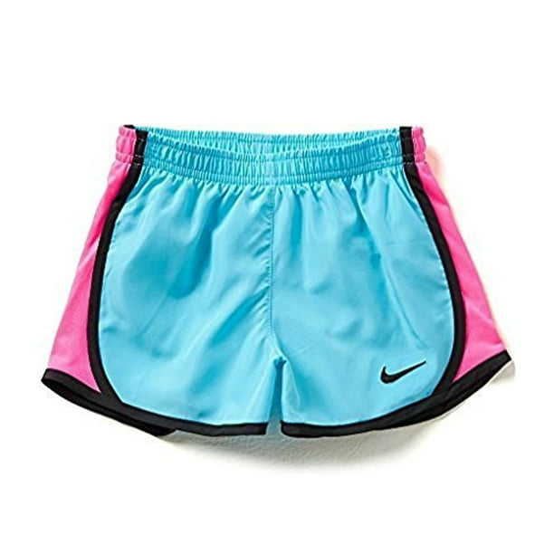 Nike - Nike Little Girls' (4-6X) Dri-Fit Tempo Shorts-Light Blue ...