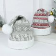 thumbnail image 3 of Gorro de terciopelo de punto grueso para adultos, gorro de Navidad, decoración de Feliz navidad, regalos, Feliz Año Nuevo, 1 piezas, 3 of 4