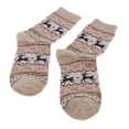 thumbnail image 4 of Calcetines de Navidad Calcetines de lana para mujer Medias de de lana Calcetines de tenis Calcetines de trabajo Calcetines de Calcetines d Beige, 4 of 8