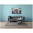thumbnail image 4 of HFDF Large Highland Cow Canvas Wall Art Black and White Pictures Cute Long-Haired Cattle Posters Prints Modern Painting Longhorn Decor Living Room Decoration 14x11inch Framed, 4 of 7