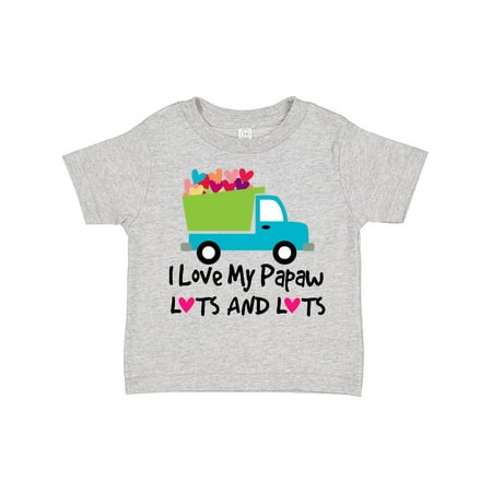 

Inktastic I Love My Papaw Grandchild Gift Toddler Boy Girl T-Shirt