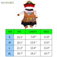 thumbnail image 2 of BadPiggies Caribbean Pirate Dog Cat Costume Suit Halloween Party Apparel Funny Pet Clothes with Hat, S, 2 of 10