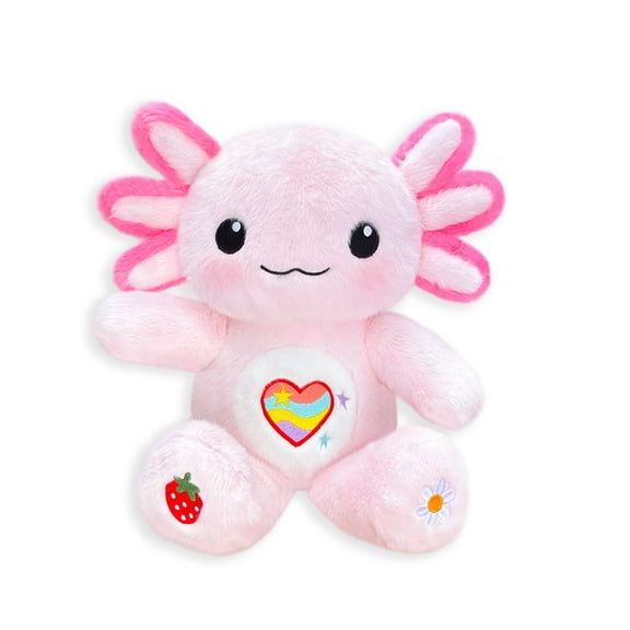 Axolotl Plush/ Axolotl Plush with 9 Pcs/12 Pcs of Axolotl Stuffed Animal Clothes and Accessories, Axolotl Plush Gifts Ideas for Girls Ages 3 to 12