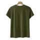 thumbnail image 4 of Tops de Mujer Camisas Casuales Blusas Moda Impreso Cuello Redondo Manga Corta Suelto Odeerbi  ODB151855, 4 of 5