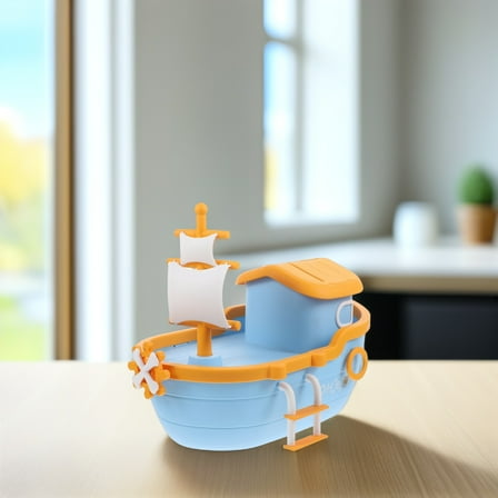 STRANDCHIC Large Sky Plastic Pirate Money Bank Savings Box for Kids and Adults