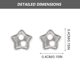 thumbnail image 4 of 100 botones creativos para coser ropa de muñecas, botones de moda, sujetadores DIY, 4 of 7