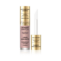 Eveline Wonder Match Liquid Highlighter – Radiant Glow with Vitamin C & Iris Extract – Lightweight, Vegan Formula – 4ml