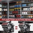 thumbnail image 6 of PMKES 65" Wide Garage Shelving Unit, 30" D Heavy Duty Garage Storage Shelves,3000 LBS Capacity, 5 Tier Industrial Adjustable Shelves for Basement Warehouse, 6 of 6