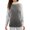 Gray, variant on Vedolay Women's Tops Trendy Knit Blouse Tops Casual Loose T Shirts Blue,XL