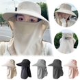 thumbnail image 2 of Summer All-around Sun Hat Breathable Face Mask Neck Sun Outdoor Female Sun All-in-one Hat, 2 of 8