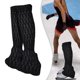thumbnail image 5 of 2 calentadores de piernas para patinaje artístico, decorativos, cálidos y de moda. negro, 5 of 8