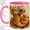 Pink, variant on Cowboy Boot Fall Floral Accent Mug, 11oz Ceramic Coffee Cup Ceramic mug featuring cowboy boot with sunflowers, daisies, pumpkins, and autumn leaves