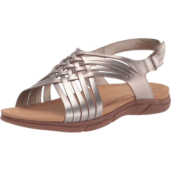 Easy Spirit Womens Mar Sandal 9.5 Gold 710