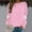 Pink, variant on Women's Halloween Sweatshirts Skull Graphic Printed Long Sleeve Crew Neck Pullover Casual Comfy Y2K Tops Winter Tunic 2025