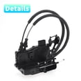 thumbnail image 3 of Motor de actuador de bloqueo de puerta eléctrica del lado del conductor delantero izquierdo con cable para Hyundai Santa Fe 2009-2012 negro, 3 of 7