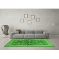 thumbnail image 3 of Ahgly Company Indoor Rectangle Oriental Green Industrial Area Rugs, 4' x 6', 3 of 4