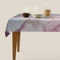 thumbnail image 5 of Marble Pattern Tablecloth Decor Modern Mix Fluid Art Table Cloth Dining Room Kitchen Table Cover 60" X 84" Oblong/Rectangle, 5 of 6