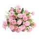 thumbnail image 5 of Elegante ramo de hortensias artificiales para interiores y exteriores, hogar y cocina. Rosa, 5 of 8