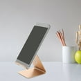 thumbnail image 5 of UPKOCH 2Pcs Desk Phone Stand Aluminium Alloy Facetime Golden Portable Design, 5 of 8