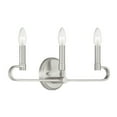 thumbnail image 4 of Designers Fountain Summit 3 Light Brushed Nickel Bathroom Vanity Light Fixture, D269C-3B-BN, 4 of 7