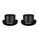 thumbnail image 2 of Cateissary Sombrero de copa elegante para disfraz de mago, boda victoriana, PU, Showman para niños Negro 30x14cm 2Conjunto, 2 of 6