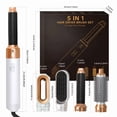 thumbnail image 4 of 5 in 1 Blow Dryer Brush, Upgrade Hair Dryer Brush Air Curler Air Curling Wrap Styler, Detachable Hot Air Brush Negative Ion Curling Brush Iron, Hair Styling Tools for Drying Curling Straightening, 4 of 9