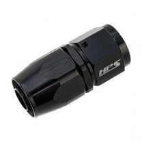HPS Performance HPS-250-0006 -6 AN Straight Aluminum Compression Double Swivel Hose End, Black