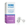 Home Ear Piercing Kit with Titanium 4mm Crystal Bezel Earrings