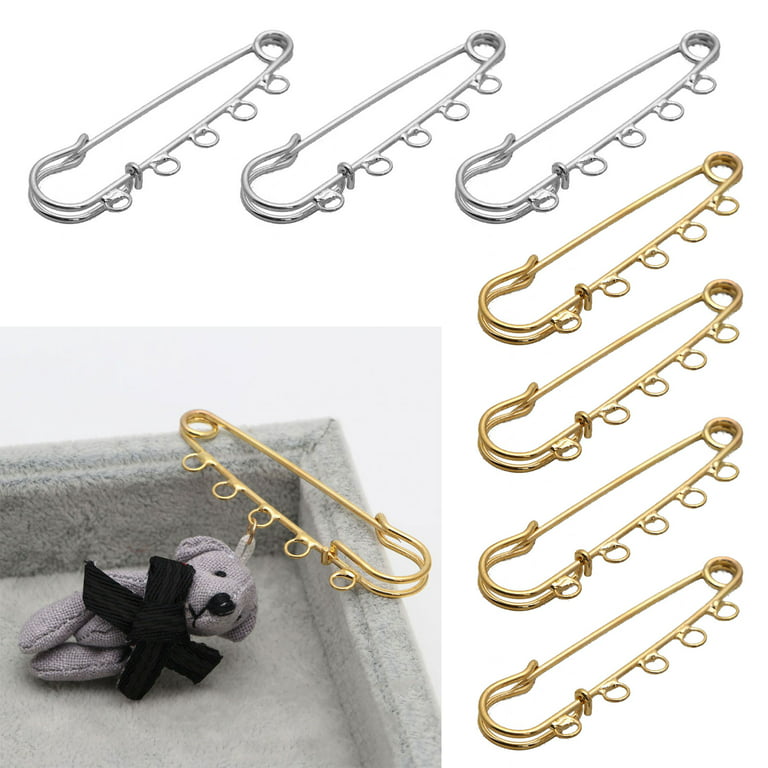 Clothing Costume Decor, Safety Pin Brooches