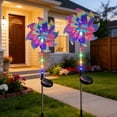 thumbnail image 4 of Outdor Led Solar Windmill Snuff Garden Lamp Courtyard Outdoor Courtyard Decorative Lighting Lighting 27.5 Inches., 4 of 6