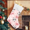 thumbnail image 5 of Coolnut 2PCS Christmas Stocking Cute Panda Xmas Stockings Decoration for Family Holiday Party Ornaments Decor Fireplace, 17.7 x 12 Inch, 5 of 7