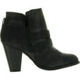 thumbnail image 2 of FOREVER CAMILA-64 Womens Fashion Chunky Heel Buckled Strap Ankle Booties, 2 of 4