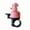 pinkDinosaur1PC, variant on Cartoon Dinosaur Bicycle Bell Super Loud MTB Universal Scooter Ring Cycling Safety Horn for Kids Adults Bike Decor Gift