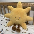 thumbnail image 4 of KAIYANG Divertido juguete de peluche con forma de sol y luna, almohadas para sofá de noche, utilizado para la decoración del hogar (sol), 4 of 5