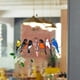thumbnail image 4 of 2x Stained Glass Panel Modern Stained Glass Window Hangings with Chain - Birds in Color Glass Suncacthers for Windows Treatments - Art Decor Macarena cortinas de ventana, 4 of 8