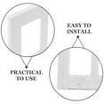 thumbnail image 4 of Screw Wall Plate - Double Switch Plate Covers Double Light Switch Cover Plate Double Outlet Cover Plate Light Switch Cover for Home Decor, 4 of 9