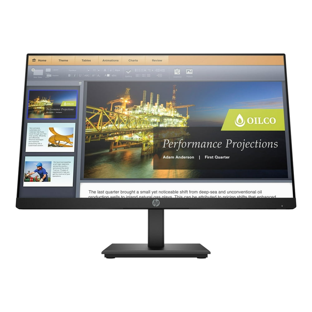 HP P224 LED monitor 21.5" (21.5" viewable) 1920 x 1080 Full HD