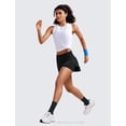 thumbnail image 3 of Shorts CRZ YOGA Cintura Alta 3" Transpirables Deportivos Negros, 3 of 9