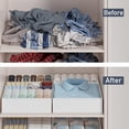 thumbnail image 6 of Drawer Organizer Clothes Storage - 18 Pack  Dresser Organizer for , Foldable Closet Drawer Organizer Bins for Bedroom Organization, Fabric Storage Dividers for Socks, Underwears, Bras, 6 of 6
