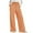 Orange, variant on WIZUTIZ Women's Dress Pants Soft Stylish Loose Wide Leg Palazzo Pants Elastic Spandex High Waist Full Length Summer Pants Solid Drawstring with Pockets Trousers for Ladies Office Vacation Multi-Color