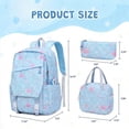 thumbnail image 2 of Laptop School Bag Backpack，Fashion Lightweight Travel Shoulder Bookbags，Primary School Season Gift 3 PCS, 2 of 5