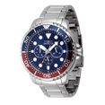 thumbnail image 1 of Invicta Pro Diver Stainless Steel Blue And Red Pepsi Bezel Blue Dial Quartz 47227 Men's Watch, 1 of 1