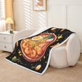 thumbnail image 2 of Erosebridal Japanese Ramen Blankets and Throws 30"x40",Ramen Noodles Blanket Throw Funny Gifts Women Men,Anime Style Fleece Blanket Food Print Sherpa Blanket Bedroom Decor, 2 of 6