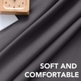 thumbnail image 3 of H.VERSAILTEX Blackout Thermal Insulated Window Curtains Bedroom Darkening Black out Drapes for Living Room Back Tab/Rod Pocket Draperies, 2 Panels, 52" x 84", Charcoal Gray, 3 of 6