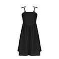 thumbnail image 4 of Spaghetti Strap Midi Summer Dress for Girls Teen Casual Sundress Sleeveless Beach Vacation Elegant Dress 8-14Y, 4 of 7