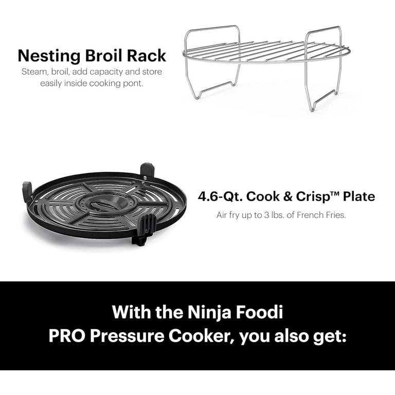 Ninja Foodi 11-in-1 6.5-qt Pro Pressure Cooker Air Fryer FD302 (4A