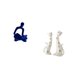 thumbnail image 5 of Figura Abstracta De Gato Humano, Estatua Pensadora, Esculturas De Pareja De Animales, Colección De Arte, Adorno De Escritorio Para Oficina, Bar, Boda, Comedor, Repisa, Mesa Coleccionable,, 5 of 8