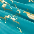 thumbnail image 2 of TAOSON Pack of 2,Velvet Marble Pattern Lines Geometric Bronzing Printed Cozy Soft Throw Pillow Cases Cushion Covers Shells for Sofa Couch Bed Home Decoration 18 x 18 Inches, Aqua Blue and Gold, 2 of 13