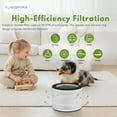 thumbnail image 5 of Nispira True HEPA Filter Replacement Compatible with Rigoglioso Air Purifier GL-2109 GL2109. 4 Packs, 5 of 6